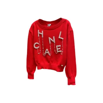 CHANEL SS21 Sweater Women's Red