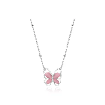 Master Kim Glass Cat Eye Necklaces Women's