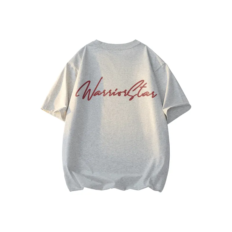 Warrior Drop Shoulder Sleeve T Shirt Unisex-17