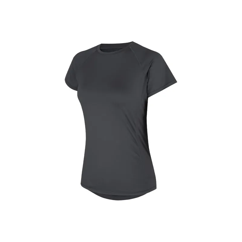 NERDY Raglan Sleeve T Shirt Women's Charcoal Gray-0