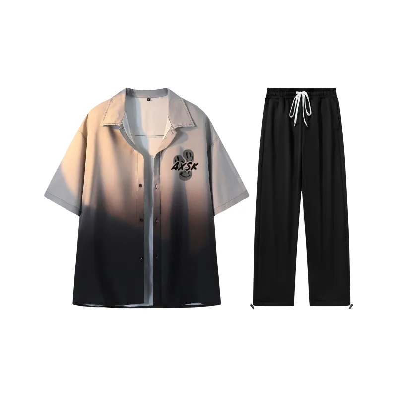 A.X.S.K Shirt Matching Set Unisex-17