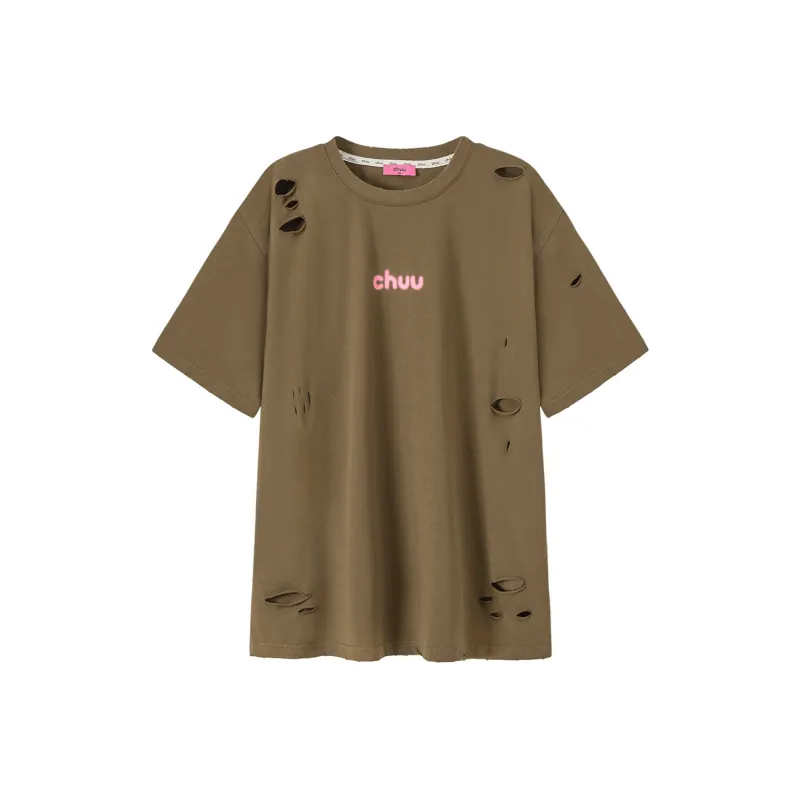 CHUU T Shirt Women's Mustard Green-4