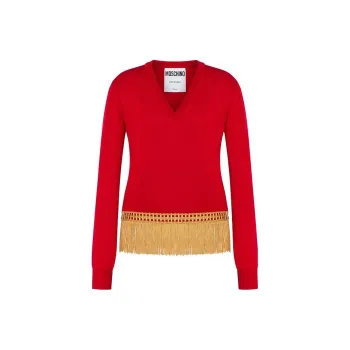 MOSCHINO FW22 Sweater Women's Red