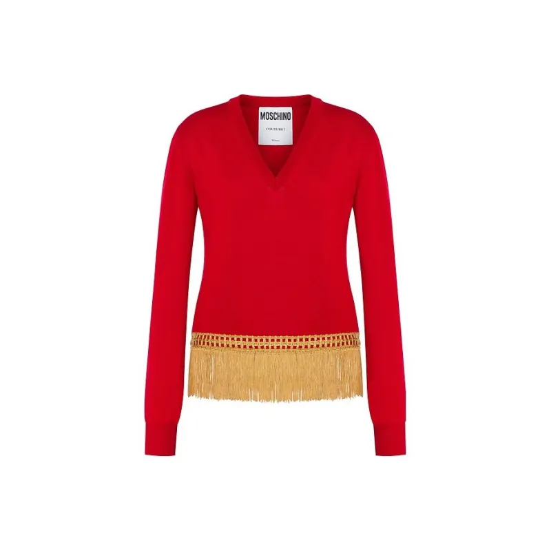MOSCHINO FW22 Sweater Women's Red-0