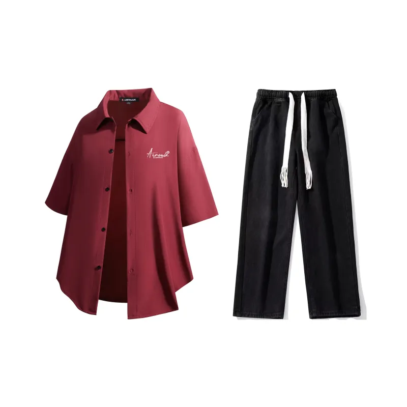 Airwalk Shirt Matching Set Unisex-14