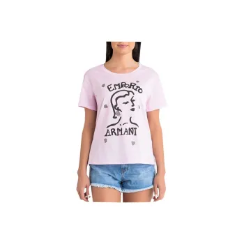 EMPORIO ARMANI T Shirts Women's Light Pink
