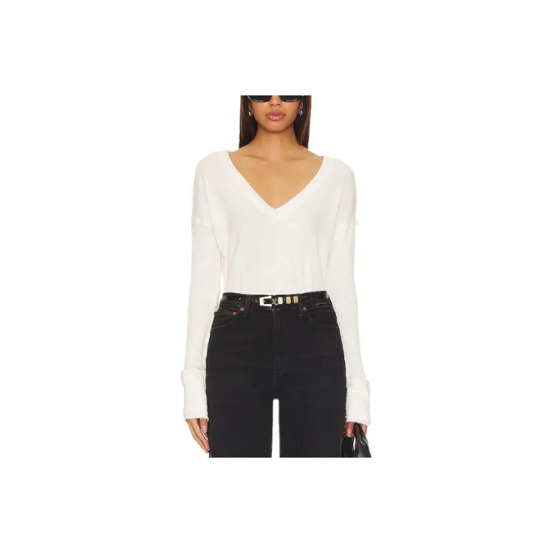FREE PEOPLE T-Shirt Women's White-0