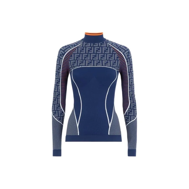 FENDI FW22 Sweater Women's Blue-0