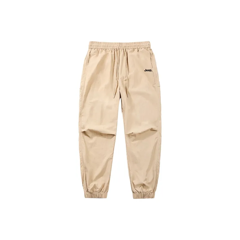 Jeep Individual Lace Up Straight Fit Casual Pants Unisex-200