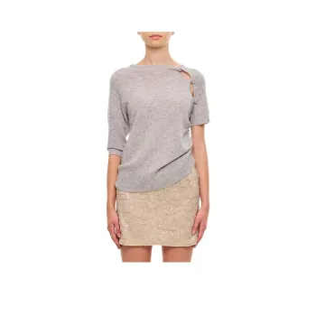 Christopher Esber Helix Open Twist Draped Knitted Top
