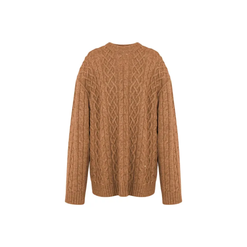 MOSCHINO Cableknit Crewneck Sweater-0
