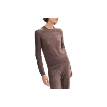 HERMES FW23 Sweater Women's Elephant Gray