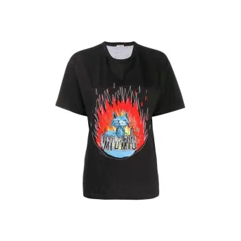 MIU MIU T-Shirts Women's Black