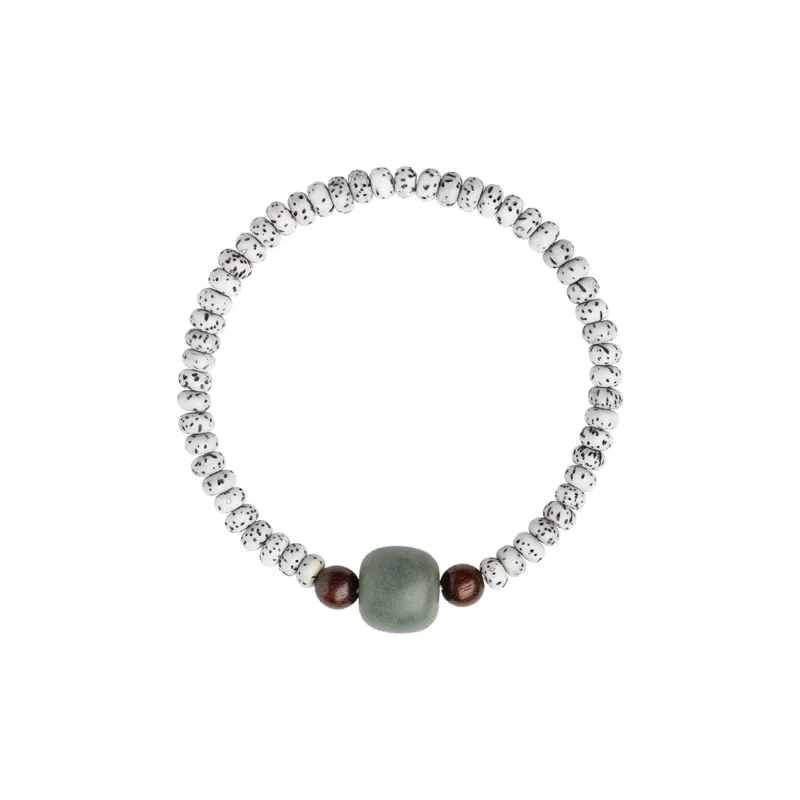 ZUIWENGLANGYASHANWENCHUANG Star Moon Bodhi Seeds Bracelets Unisex-0