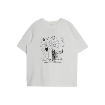 Mula T Shirt Women's White Tea Brown