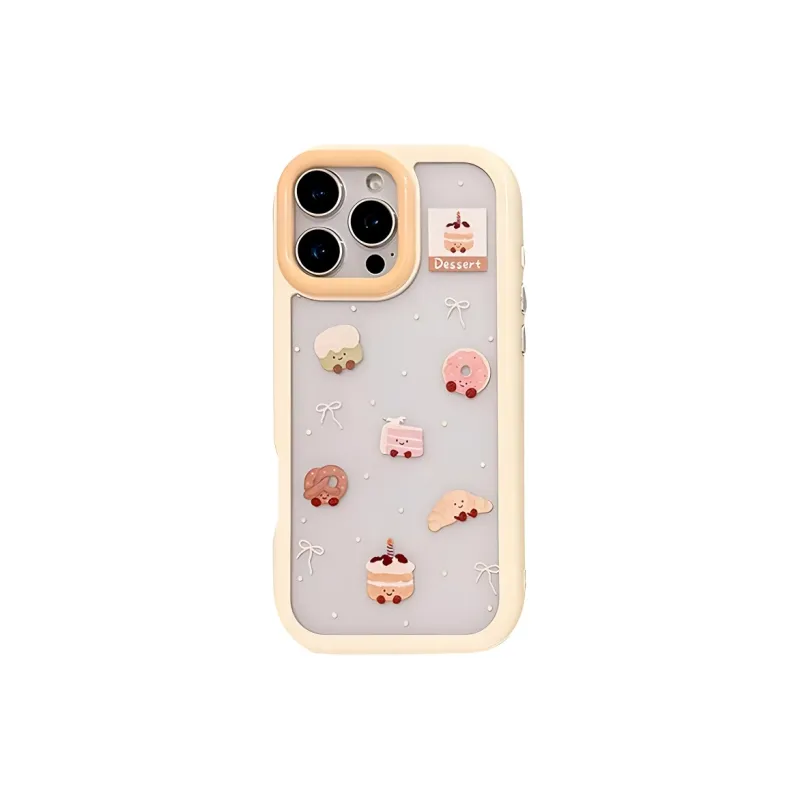 Wei Xin Acrylic Material Rotating Cake Stand Phone Cases Compatible With IPhone 16/15 Pro Max/Apple 13/14 Pro/Max-8