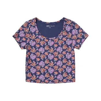 UNIQLO T Shirt Women's Navy Blue
