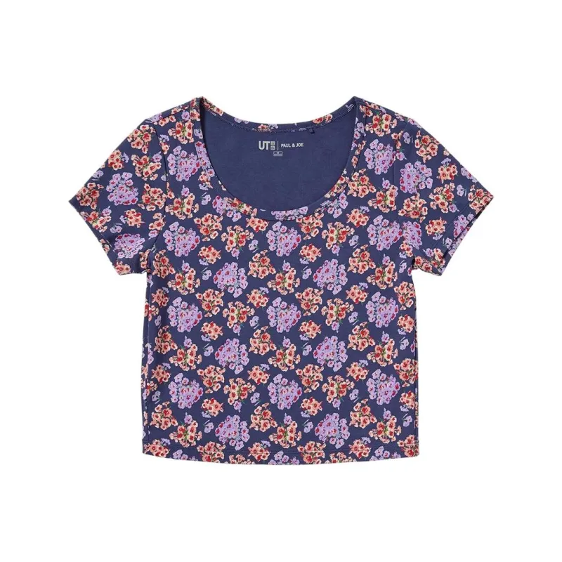 UNIQLO T Shirt Women's Navy Blue-0