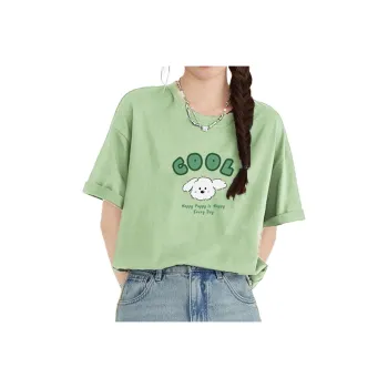 Weixi T-Shirt Women's Light Pea Green