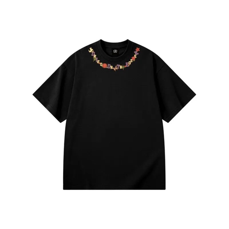 DIDTEK Drop Shoulder Sleeve Short Sleeved T Shirts Unisex-8