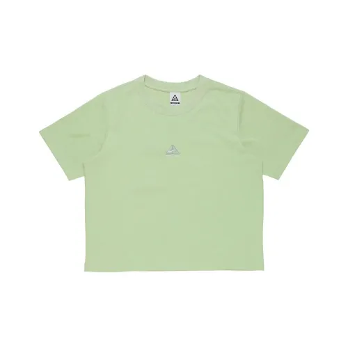 Nike ACG Women'ss Embroidered Knit Crewneck T Shirt Green