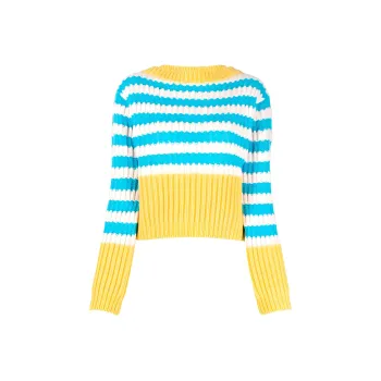 GUCCI Cropped Striped Jumper