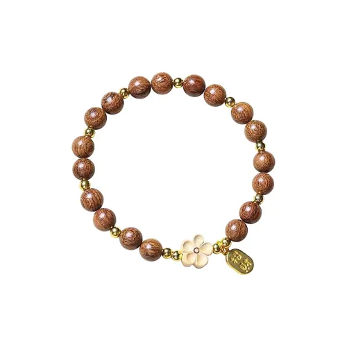 Blooming Petals Redwood Bracelets Unisex