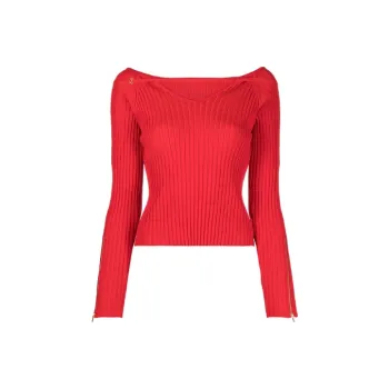 Jacquemus Slim Fit Sweater Women's Red
