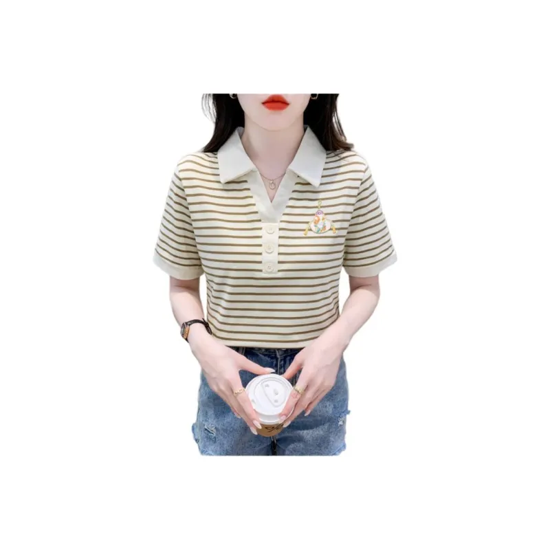 Mu Xiao Xin Set in Sleeve T Shirt Women's-3