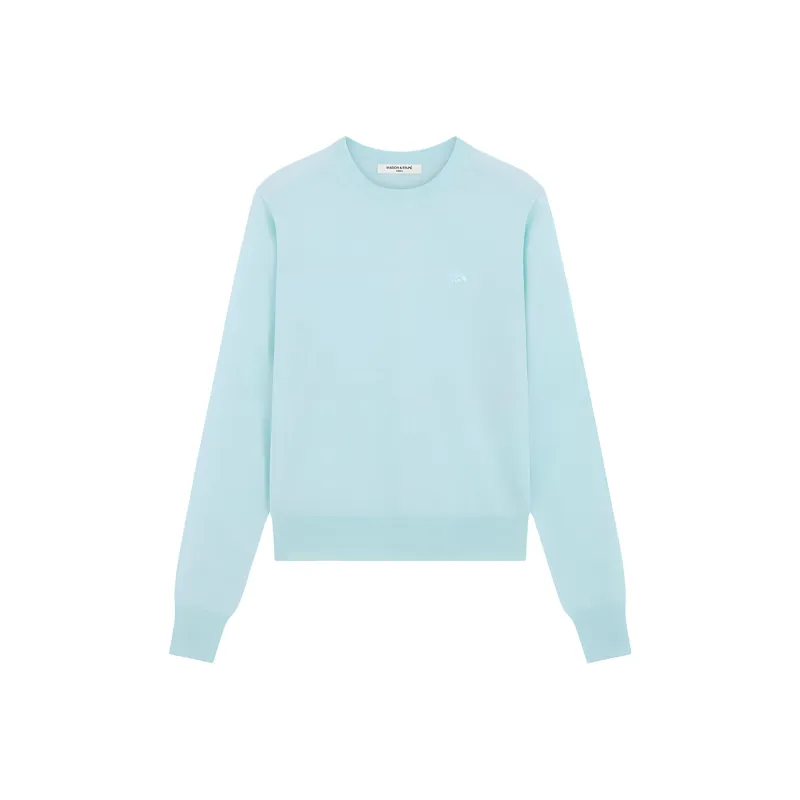 Maison Kitsune Baby Fox Patch Regular Fit Jumper-0