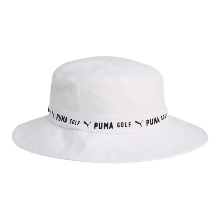 PUMA Polyester Bucket Hats Unisex White-0