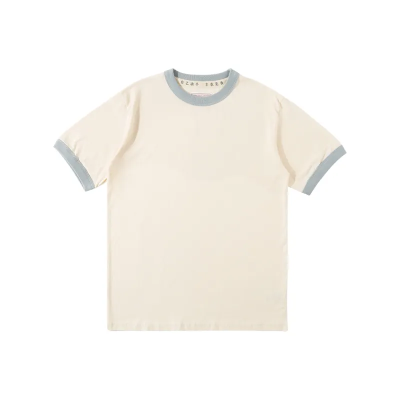 ZHONGBANGJICHU Drop Shoulder Sleeve T Shirt Unisex-0
