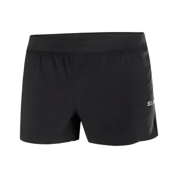 SALOMON S/LAB SPEED 3' Sports Shorts Men's Pitch Black/Fire Red