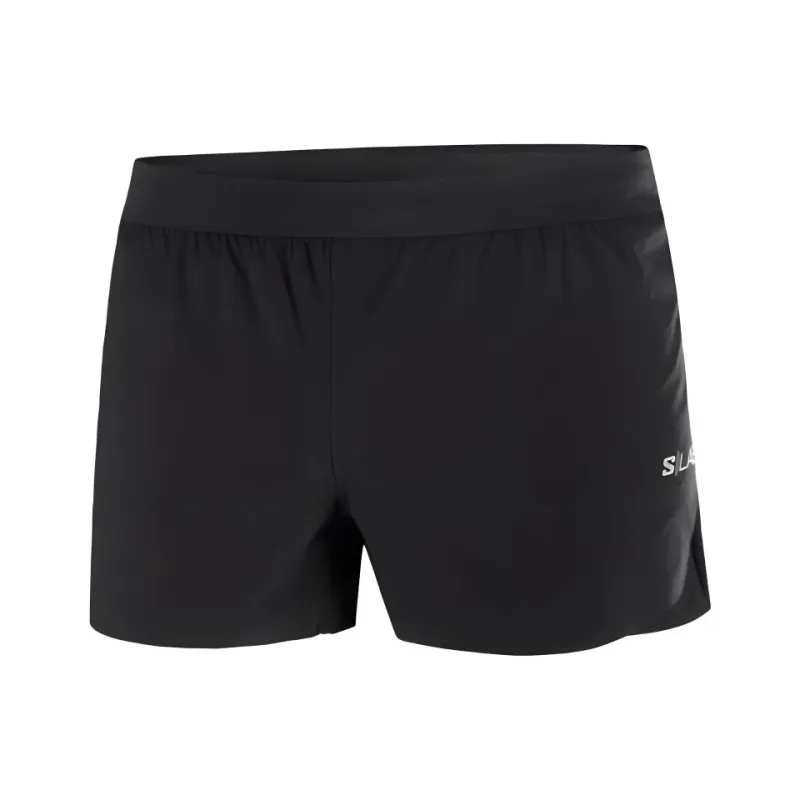 SALOMON S/LAB SPEED 3' Sports Shorts Men's Pitch Black/Fire Red-0