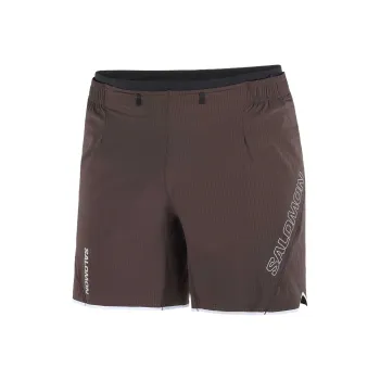 SALOMON SENSE AERO Sports Shorts Men's Coffee