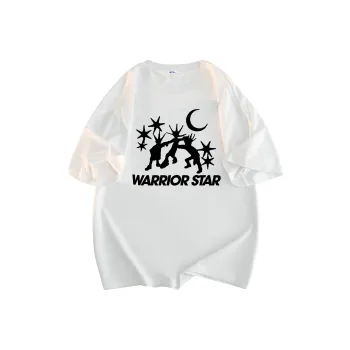 Warrior Huichao Riding The Wind Collection Drop Shoulder Sleeve T Shirt Unisex
