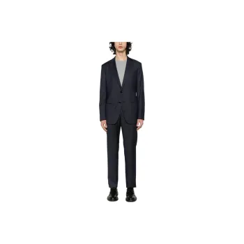 GIORGIO ARMANI SS24 Business Suits Men's Navy