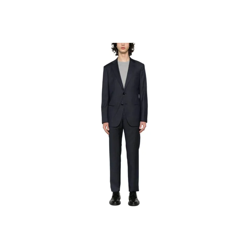 GIORGIO ARMANI SS24 Business Suits Men's Navy-0