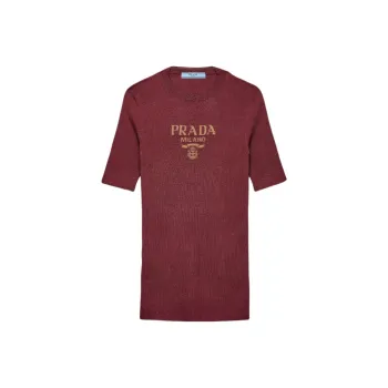 PRADA Silk Crew neck Top