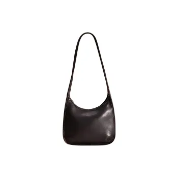 COACH Ergo Glove Tanning Zip Closure Handbag Shoulder Bag Women's Black