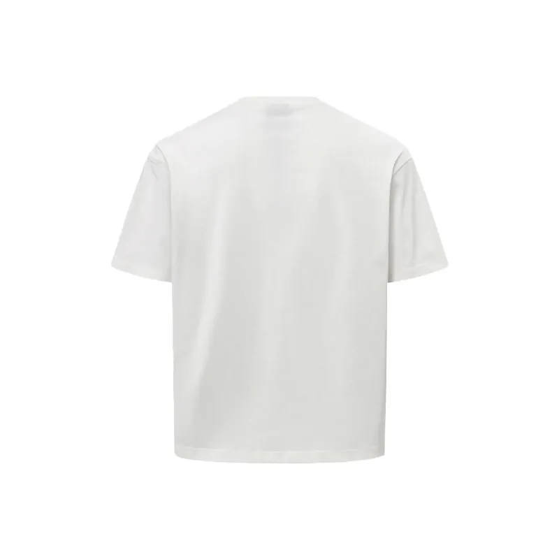 KIRHNE T Shirts Unisex White-1