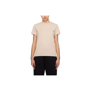 Moncler Logo Embroidered Crew Neck T Shirt