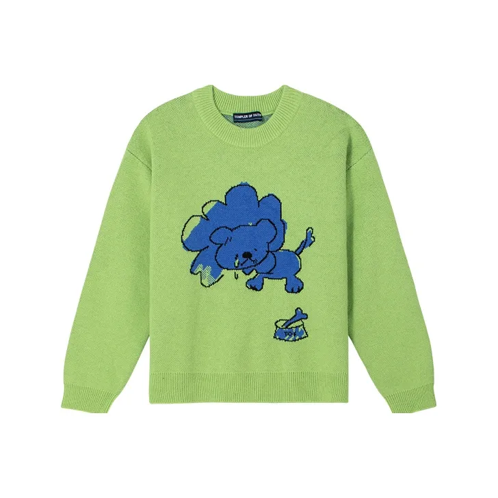 TEMPLER OF FAITH Sweaters Unisex Light Green-0