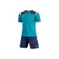 Clothing Set (Spruce Green Top+Tile Blue Shorts)