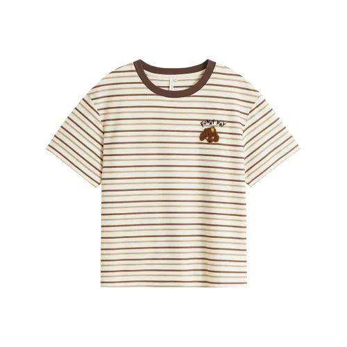 Inman T Shirt Women's Coffee Apricot