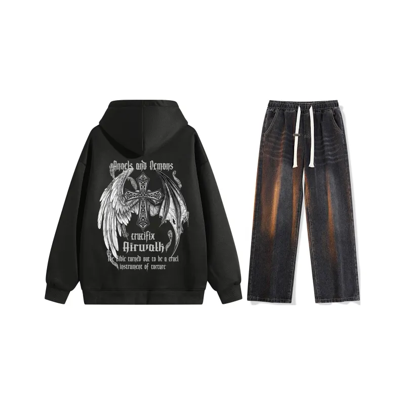 Airwalk Sweatshirt Sets Unisex-0