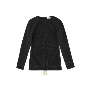 GANNI T Shirts Women's Black