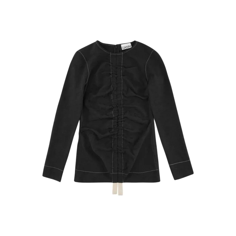 GANNI T Shirts Women's Black-0