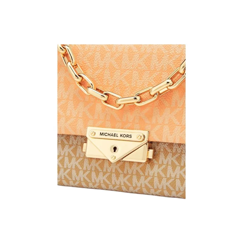 MICHAEL KORS Cece Artificial Leather Shoulder Bag Crossbody Bag Extra Small Women's Orange Multicolor-3