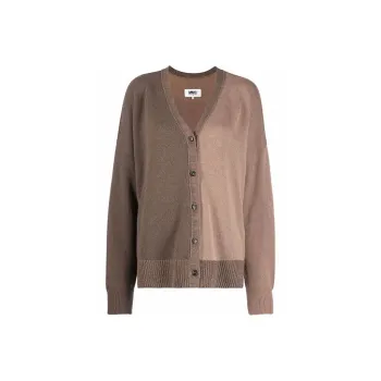 MM6 Maison Margiela SS22 Loose Fit Sweater Women's Brown